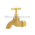 J6001 Geschmiedete Messing Schlauch Bibcock Chrom / Nickel Plated für Sanitär